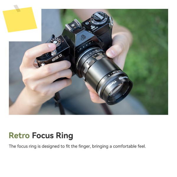 TTArtisan 100mm F2.8 비눗방울 보케 렌즈 풀프레임 수동 초점 M42 스크류 마운트 소니, 캐논, 후지, 라이카 M43용 제품 이미지
