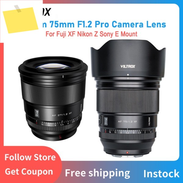 VILTROX 27mm F1.2 프로 카메라 렌즈 대구경 APS-C 자동 초점 프라임 후지 XF X-T30, 니콘 Z, 소니 E ZV-E10 마운트용 제품 이미지