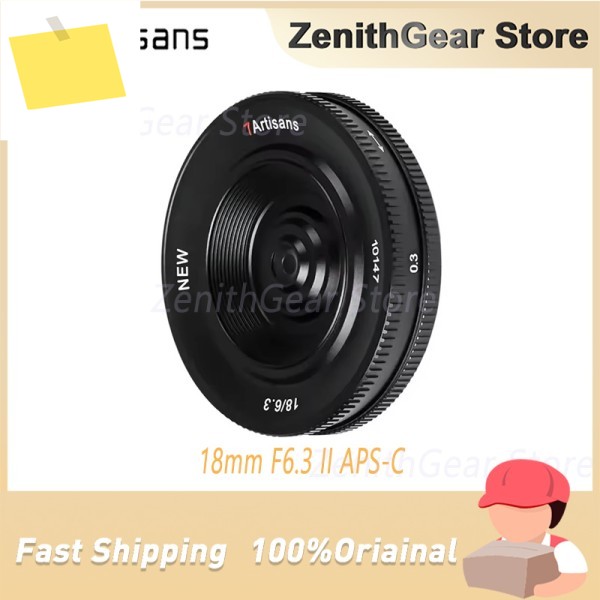 7artisans 18mm F6.3 II APS-C 초슬림 일정 조리개 카메라 렌즈 후지 X, 소니 E, 니콘 Z 마운트용 제품 이미지