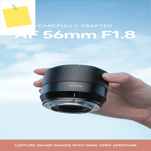 TTArtisan AF 56mm F1.8 대구경 렌즈 소니 E, 후지필름 XF, 니콘 Z 마운트 호환, zve10, a7rIII 용 카메라 인물 사진 촬영 제품 이미지