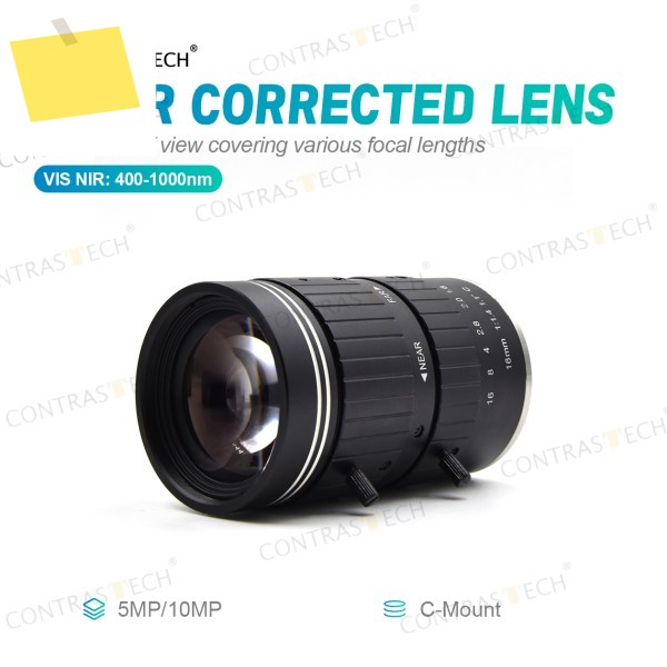 1인치 5MP IR 보정된 C-마운트 16mm 25mm VIS 렌즈 비전 검사용 Contrastech Cowa LM25JC5M-IR 제품 이미지
