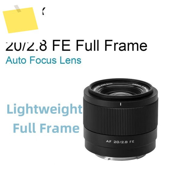 VILTROX 20mm F2.8 초광각 자동 초점 렌즈 소니 E 마운트, 니콘 Z 풀프레임 카메라, 브이로그 A7CII, ZVE10, 호환 제품 이미지