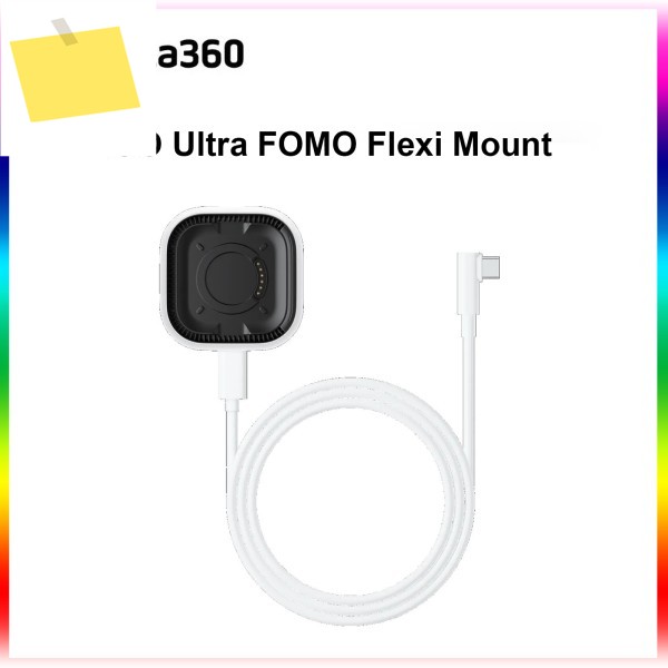 인스타360 GO 울트라 FOMO 플렉시 마운트 마그네틱 스탠드 베이스 USB-C 포트 포함 액션 카메라 액세서리 제품 이미지