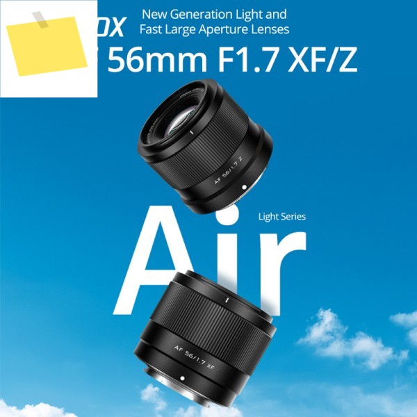 Viltrox 56mm F1.7 고정 초점 렌즈 XFZ 마운트 미러리스 카메라중형 망원 및 대형 조리개 자동 포함 제품 이미지