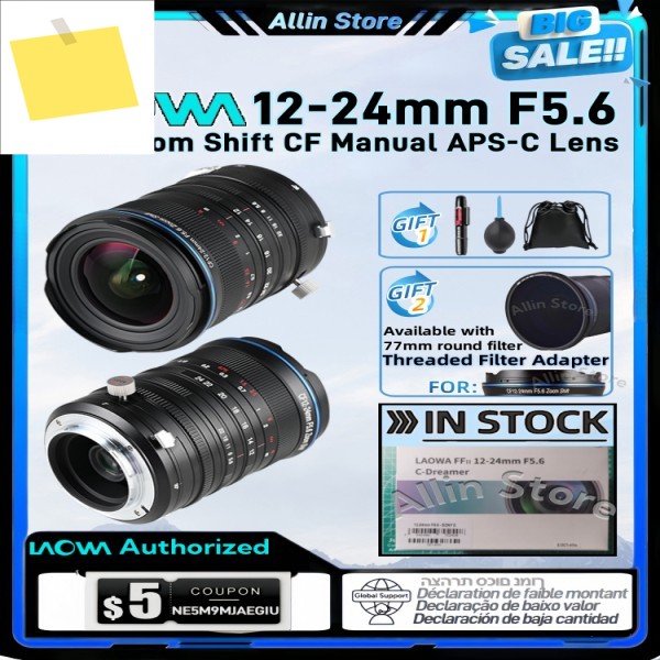 라오와 12-24mm f5.6 줌 시프트 CF 렌즈 APS-C 수동 초점 소니 E, 캐논 RF, 니콘용 제품 이미지