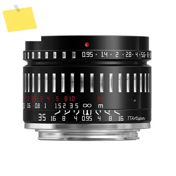 TTArtisan 35mm F0.95 카메라 렌즈 소니 E 후지필름 X 니콘 Z 마운트 APS-C 수동 프라임 제품 이미지