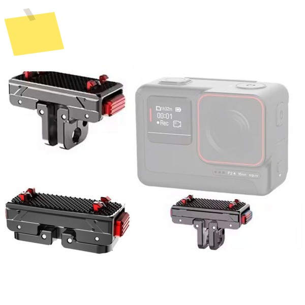 Ace Pro 2 카메라 퀵 릴리스 마운트 마그네틱 어댑터 Insta360 X5 X4X3X2AceAce PRO 액세서리 용 알루미늄 합금베이스 제품 이미지