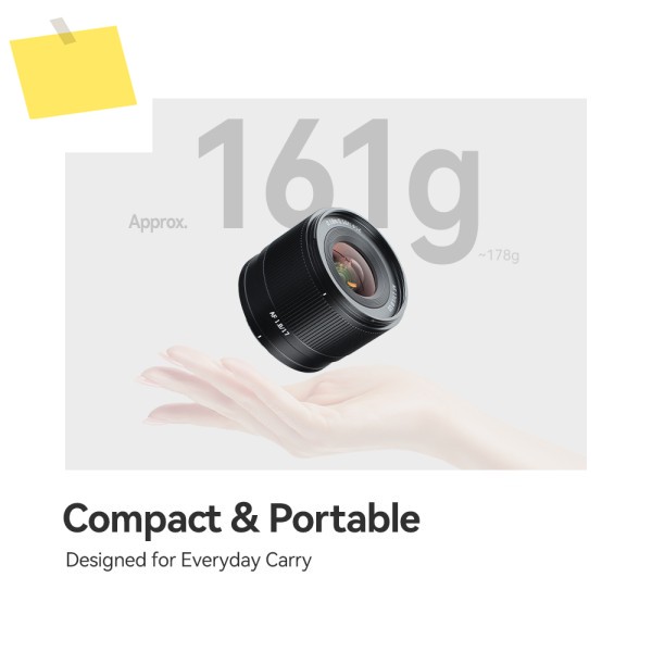 TTArtisan 17mm F1.8 에어 오토 포커스 렌즈 소니 E 마운트 후지 X 경량 광각 제품 이미지