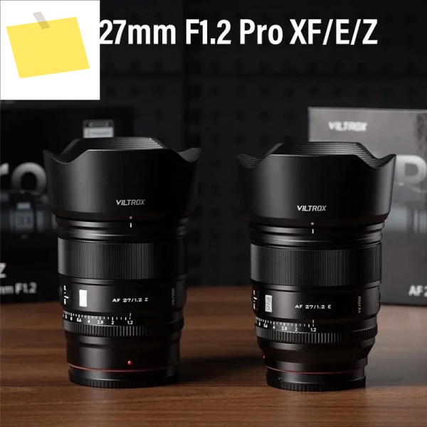 VILTROX 27mm F1.2 Pro 후지 X, 소니 E, 니콘 Z 마운트 렌즈, 자동 초점, 대구경, 인물 사진 촬영, APS-C, 카메라 A6700 N 호환 제품 이미지