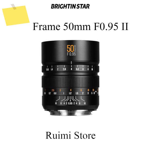 브라이트인 스타 50mm f0.95 II 풀프레임 수동 초점 렌즈 제품 이미지