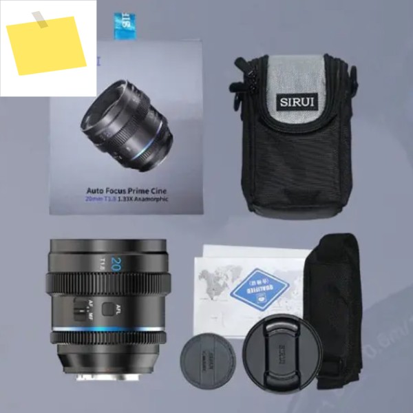 Sirui 20mm T1.8 1.33x S35 AF 아나모픽 렌즈 FUJIFILM Micro 43 용 Nikon Z Sony E 광각 제품 이미지