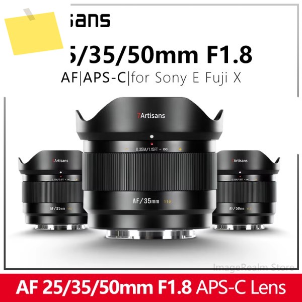 7장인 AF 25mm F1.8 APS-C 자동 초점 대형 조리개 프라임 렌즈 LITE 시리즈 소니 E A7C II A6700 후지 XF XT-5XT-50 제품 이미지