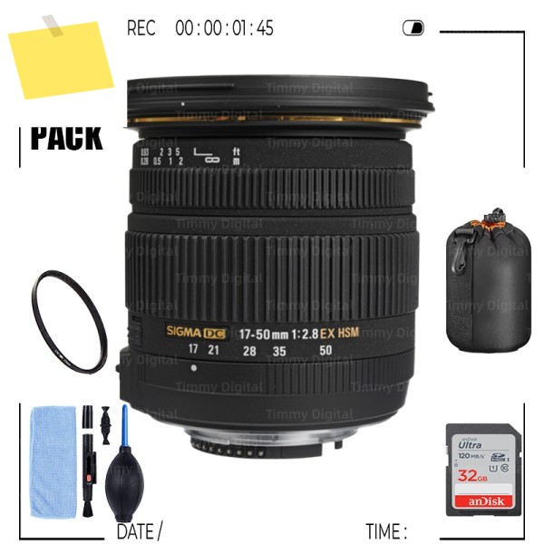 시그마 17-50mm f2.8 EX DC OS HSM FLD 니콘 디지털 DSLR 카메라용 대구경 표준 줌 렌즈 제품 이미지