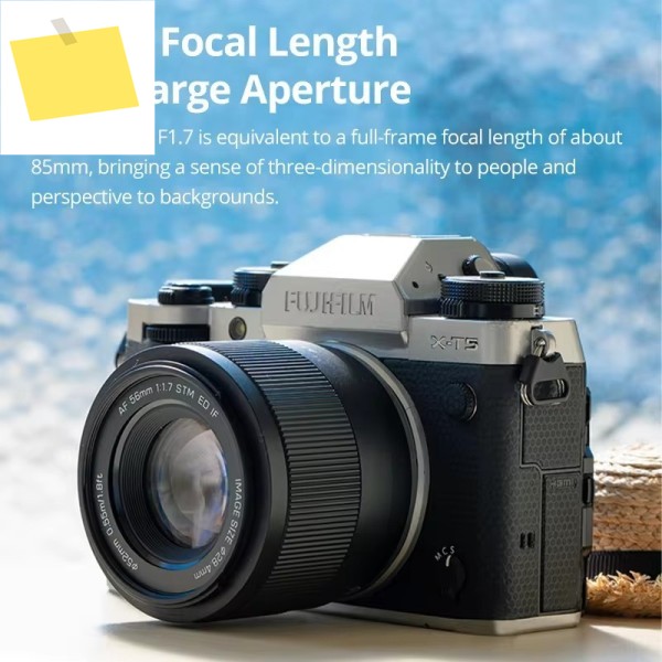 VILTROX 56mm f1.7 후지 X 렌즈 자동 초점 인물 사진용 APS-C 마운트 카메라 X-T4 T200 니콘 Z 제품 이미지