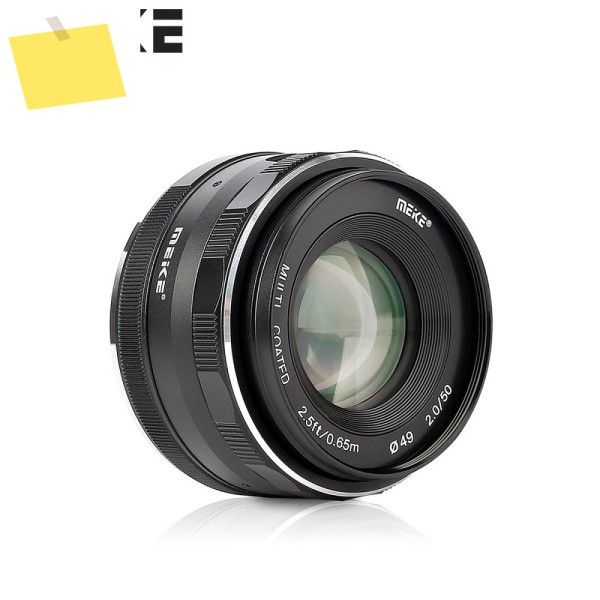 Meike 50mm f2.0 APS-C 수동 초점 렌즈 Sony E 마운트 A6000 A7 ZV-1 제품 이미지