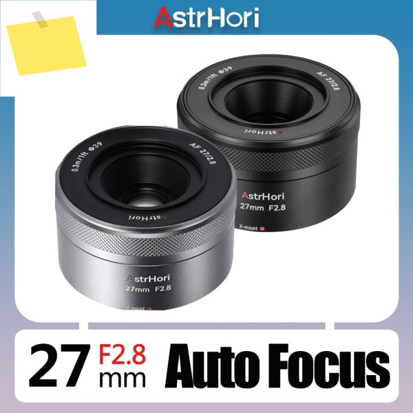 AstrHori AF 27mm F2.8 자동 초점 APS-C 프라임 카메라 렌즈, 인물 사진 촬영용 눈 인식 기능 포함, E Z X 마운트 제품 이미지