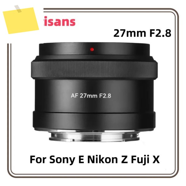 7artisans AF 27mm F2.8 자동 초점 카메라 렌즈 후지 X, 소니 E, 니콘 Z 마운트, APS-C 대구경 프라임 STM 제품 이미지