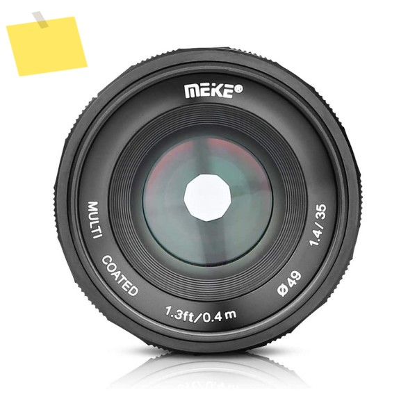 메이케 35mm F1.4 대구경 수동 초점 렌즈 APS-C 캐논 EF-M EOS M M10 Mark 카메라용 제품 이미지