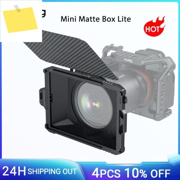 52mm55mm58mm62mm67mm72mm77mm82mm86mm 렌즈와 호환되는 미러리스 DSLR 카메라 용 SmallRig 미니 매트 박스 라이트 3575 제품 이미지
