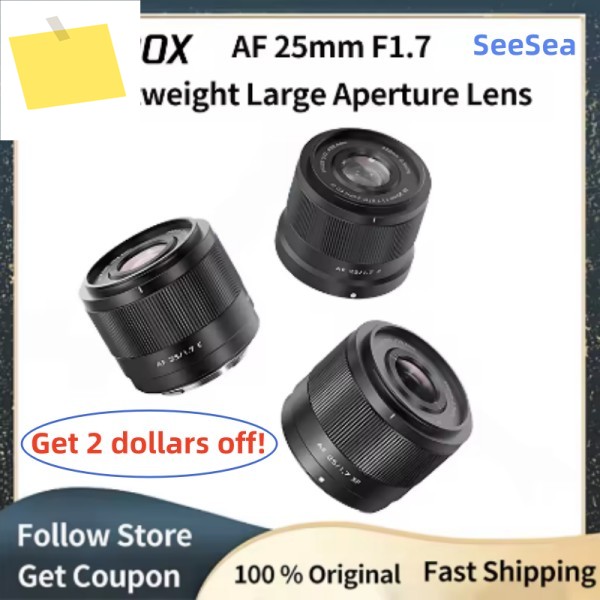 Viltrox 25mm F1.7 에어 오토 포커스 APS-C 프라임 렌즈 후지 xm5 X-T5 II 니콘 Z 마운트 ZFC Z50 소니 zve10 a7iv용 제품 이미지