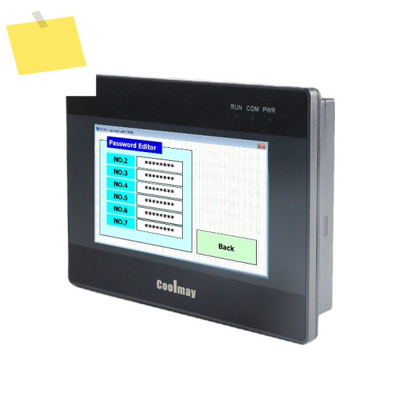 쿨메이 4.3인치 HMI PLC 올인원 EX3S-8043H-24MT 컨트롤러 내장형 입출력 MODBUS RTU 지원 제품 이미지