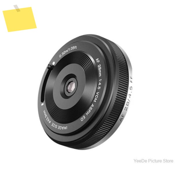Viltrox AF 28mm F4.5 Sony A7C ZVE-10 용 E 마운트 Fuji XF 카메라 자동 초점 풀 프레임 초박형 렌즈 제품 이미지