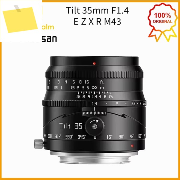 TTArtisan APS-C 틸트 35mm F1.4 대구경 카메라 렌즈 소니 E, 후지 X, 니콘 Z, 캐논 RF, M43 마운트용 인물 사진 촬영에 적합 제품 이미지