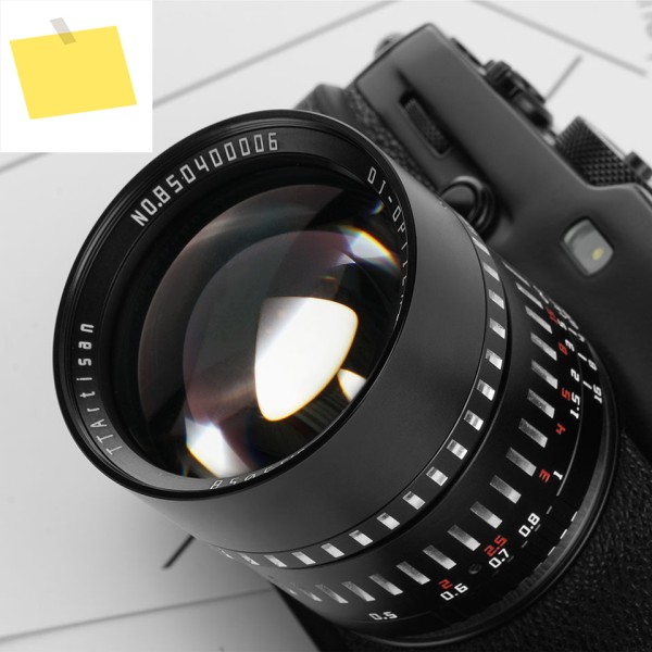 TTArtisan 50mm F0.95 대구경 APS-C 인물 사진 렌즈 MF 프라임 소니 E A6000 A7 III, 후지 X-A1, 캐논 M5 R5, 니콘 호환 제품 이미지