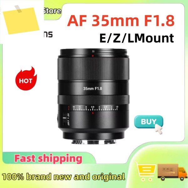 7artisans AF 35mm F1.8 대구경 풀프레임 카메라 렌즈 소니 E, 니콘 Z, 루믹스 L-마운트 호환, 인물 사진 촬영용 제품 이미지