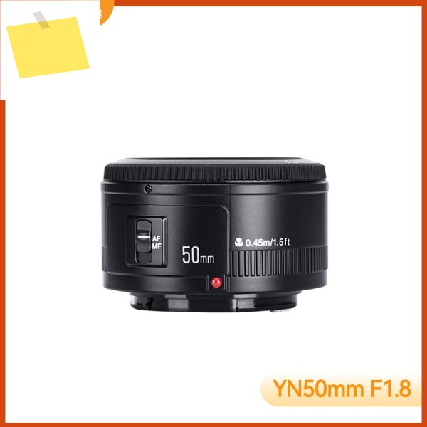 Yongnuo 캐논 EOS용 카메라 렌즈, 자동 초점 대형 조리개 DSLR D800 D32, YN50mm F1.8 제품 이미지