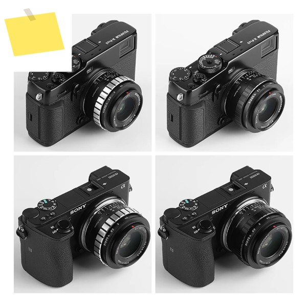 TTArtisan APS-C 23mm F1.4 인류 사진용 대형 조리개 카메라 렌즈 Fuji XT100 Sony A6600 Nikon Z50 ZFC M43 마운트 제품 이미지