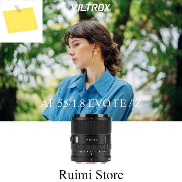 Viltrox 55mm F1.8 EVO 풀프레임 자동 초점 대구경 인문주의적 렌즈 소니 FE 니콘 Z 마운트 미러리스 카메라용 제품 이미지