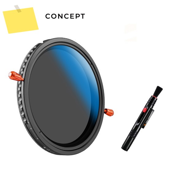K&F Concept NANO-C 2-in-1 가변형 ND2-32 & CPL 필터렌즈 클리닝 펜 포함, X-크로스 없음, 18겹 나노 코팅, HD 제품 이미지