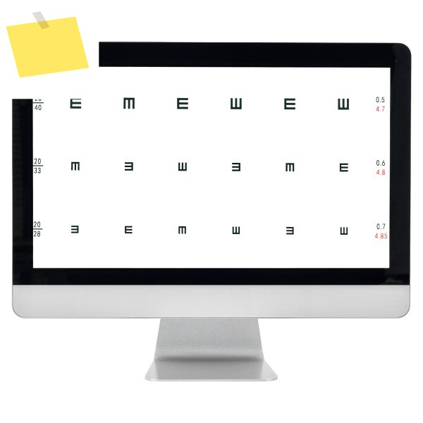 21.5인치 HD LCD 시력 검사 차트 프로젝터 모니터 안과 제품 이미지