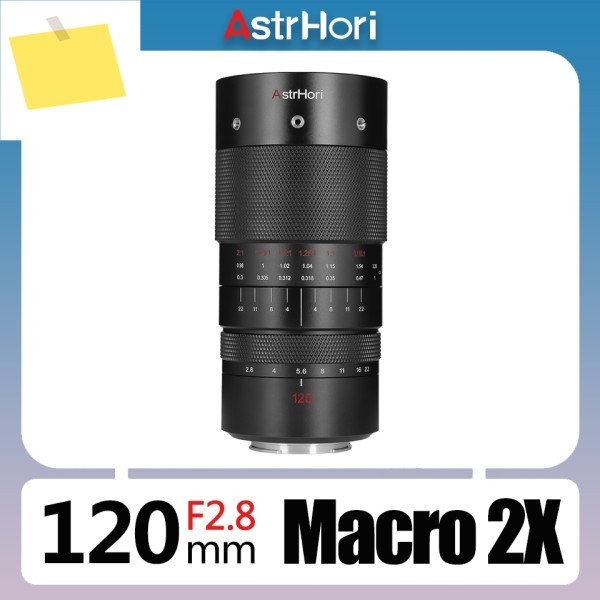 AstrHori 120mm F2.8 2X 울트라 마이크로 풀프레임 수동 초점 카메라 렌즈 사진 촬영용 소니 E 캐논 RF 니콘 Z L 마운트 제품 이미지