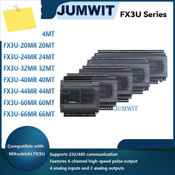 FX3U-14MR 14MT 20MR 66MR PLC 산업용 제어 보드 RS485 MODBUS 제품 이미지