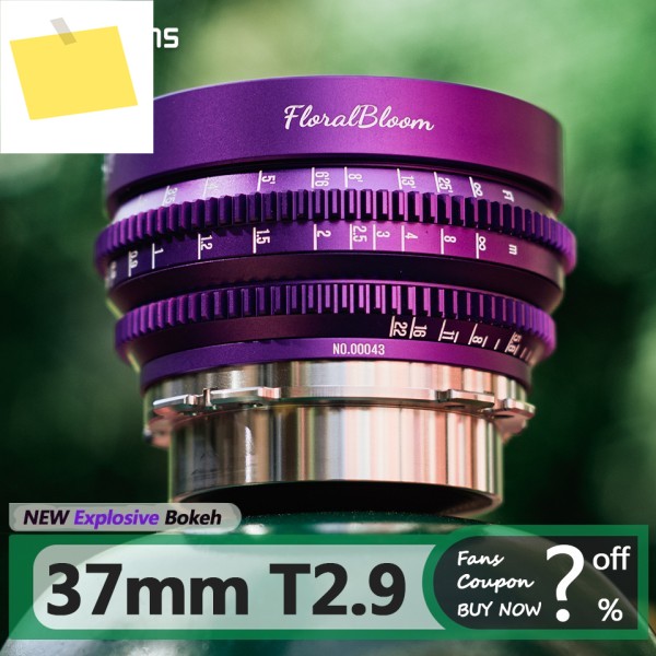 7artisans 37mm T2.9 풀프레임 아트 보케 수동 초점 카메라 시네 렌즈 PL 마운트, 인문사진용 제품 이미지