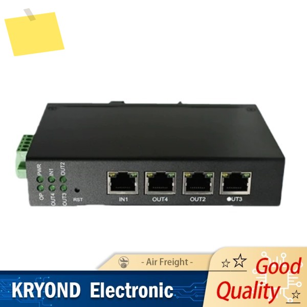 18-36V RJ45 EtherCAT 스플리터 스위치는 PLC 스테이션을 캐스케이드할 수 있습니다 제품 이미지