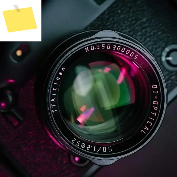 TTArtisan 50mm F1.2 APS-C 대구경 수동 초점 렌즈 후지필름 X, 캐논 M, 니콘 Z, 소니 E, 파나소닉, 올림푸스 M43 마운트 호환 제품 이미지