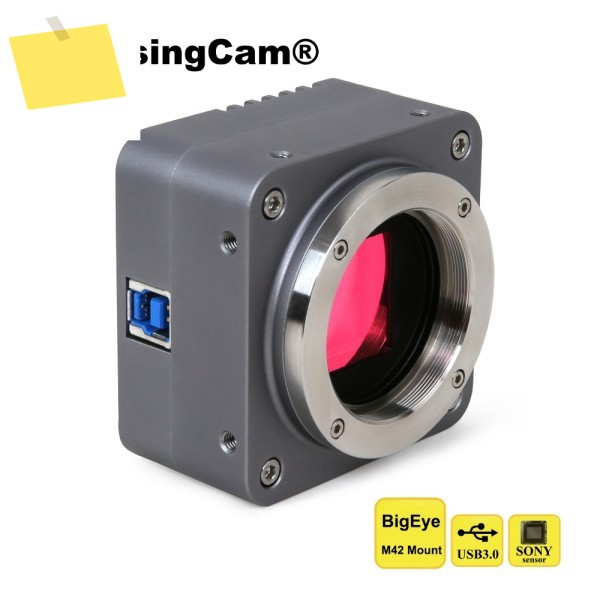 BigEYE USB3.0 10mp imx294 43인치 CMOS 디지털 현미경 카메라M42 및 C 마운트 포함 삼안 생물 제품 이미지