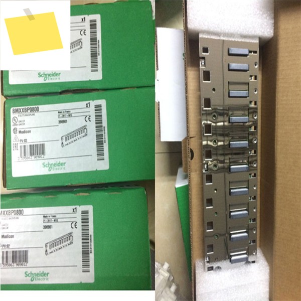 슈나이더 M340 PLC 액세서리, 8 슬롯 랙, 전원 차지 않음, BMXXBP0800 제품 이미지