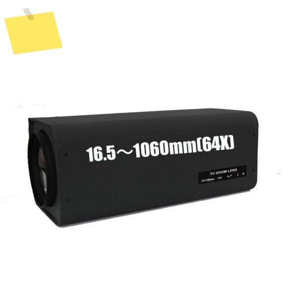 SL161060GNBIRM 장초점 모터라이즈 렌즈 16.5-1060mm 64배 광학 줌 C 마운트 김서림 방지 제품 이미지