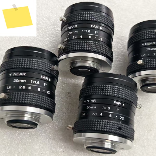 감시 렌즈 고화질 10MP C 마운트 1인치 센서 F1.6 산업용 카메라 16mm 20mm 상태 양호 제품 이미지