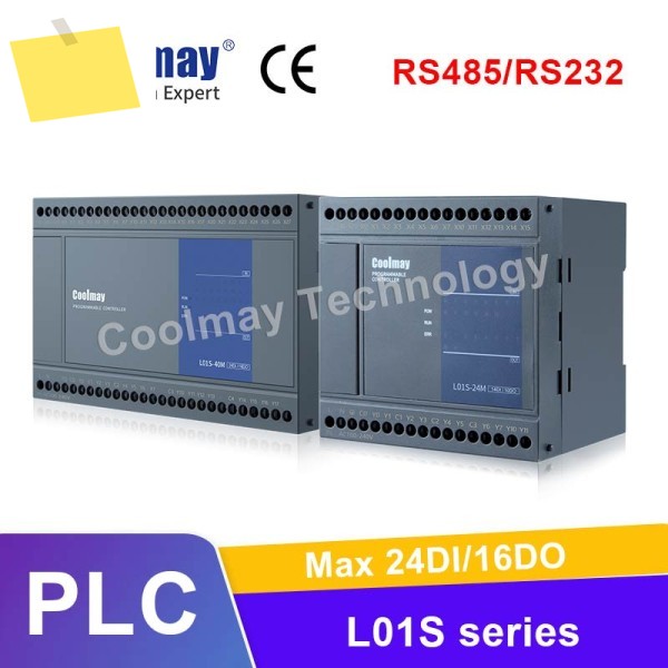 Coolmay 소스 공장 L01S 시리즈 PLC 프로그래밍 가능 로직 컨트롤러, 산업 제어용 RS232 RS485, 소프트웨어 포함 제품 이미지