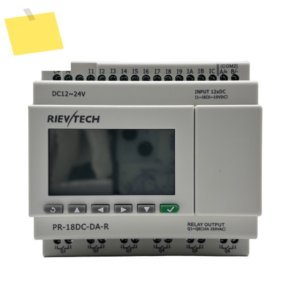 프로그래밍 가능 논리 컨트롤러 PLC 릴레이 Rievtech PR-18DC-DA-RV2 제품 이미지