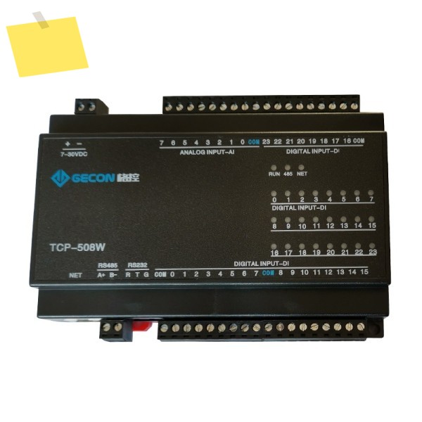 24DI 디지털 입력 8AI 아날로그 수집, RS485 232 PLC 확장 이더넷 IO 모듈 508W 제품 이미지