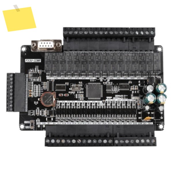 FX1N FX3U 32MR 6AD 2DA 릴레이 PLC RS232 RS485 모드버스 RTU 24VDC 제품 이미지