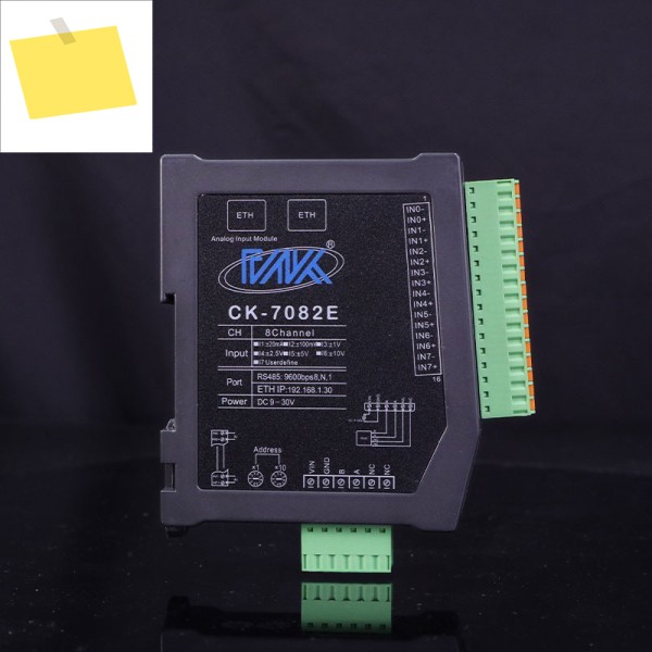 【2026】CK-7082E 16비트 아날로그 입력 0-20ma 이더넷 PLC 확장 모듈 모드버스 TCP에서 RS485로 원격 IO 캐스케이드 ?? ???