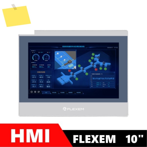 FLEXEM 산업용 터치 스크린, 다양한 PLC 리모컨 이더넷과 호환 가능, 10 인치 HMI FE6100W 1024x600 제품 이미지