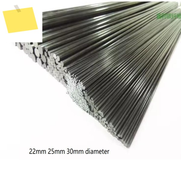 22mm 30mm diameter carbon fiber rod CFRP bar 3D printer PCB equipment circuit 제품 이미지